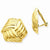 14k Yellow Gold Omega Clip Non-pierced Earrings