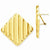 14k Yellow Gold Omega Post Earrings