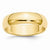 14k Yellow Gold 6mm Half Round Wedding Band