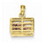 14k Gold Two-Tone Polished 3-Dimensional Lobster Trap pendant, Dazzling Pendants for Necklace
