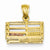 14k Gold Two-Tone Polished 3-Dimensional Lobster Trap pendant, Beautiful Pendants for Necklace