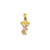 Chalice w/Cross Charm in 14k Gold Two-tone