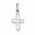 14k White Gold Cross Pendant, Alluring Pendants for Necklace