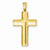 14k Gold Hollow Cross Pendant, Beautiful Pendants for Necklace