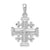 14k White Gold Jerusalem Cross pendant