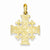 14k Gold Jerusalem Cross pendant, Fine Pendants for Necklace