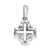 14k White Gold Jerusalem Cross Charm hide-image