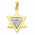 14k Gold Two-tone Star of David Pendant, Gorgeous Pendants for Necklace