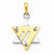 14k Gold Two-tone Star of David Pendant, Lovely Pendants for Necklace