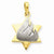 14k Gold Two-tone Star of David Pendant, Classy Pendants for Necklace