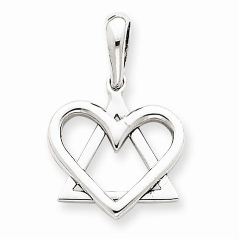 14k White Gold Pendant, Pendants for Necklace