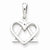 14k White Gold Pendant, Pendants for Necklace