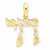 14k Gold Filigree Chai pendant, Beautiful Pendants for Necklace