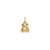 Polished Teddy Bear Charm in 14k Gold