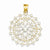14k Gold Rhodium Diamond Cut Filigree pendant, Alluring Pendants for Necklace