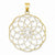 14k Gold Rhodium Diamond Cut Sphere Pendant, Pendants for Necklace