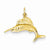14k Gold Swordfish Pendant, Pendants for Necklace