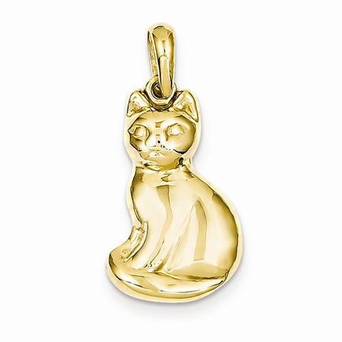 14k Gold Cat pendant, Delightful Pendants for Necklace