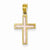 14k Gold Two-tone Cross pendant, Gorgeous Pendants for Necklace