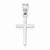 14k White Gold Cross pendant, Stylish Pendants for Necklace