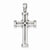 14k White Gold Latin Cross Pendant, Pretty Pendants for Necklace