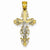 14k Gold Two-tone Crucifix Pendant, Adorable Pendants for Necklace