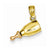 14k Gold Two-tone Baby Bottle Pendant, Pendants for Necklace
