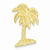 14k Gold Palm Tree Slide Pendant, Classy Pendants for Necklace