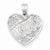 14k White Gold Mom Heart pendant, Gorgeous Pendants for Necklace