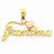 14k Gold Two-tone Grandma with Heart Pendant, Pendants for Necklace