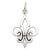 14k White Gold Fleur De Lei Charm hide-image