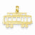 14k Gold San Francisco Cable Car Pendant, Pendants for Necklace