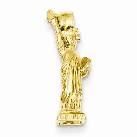 14k Gold Statue of Liberty Pendant, Pendants for Necklace