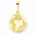 14k Gold Globe Pendant, Pendants for Necklace