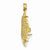 14k Gold Cruise Ship pendant, Stylish Pendants for Necklace