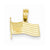 14k Gold American Flag pendant, Classy Pendants for Necklace