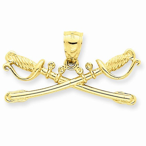 14k Gold Swords Pendant, Pendants for Necklace