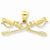 14k Gold Swords Pendant, Pendants for Necklace
