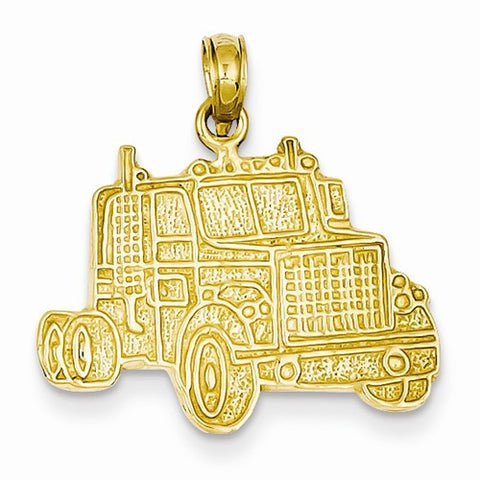 14k Gold Truck Cab Pendant, Pendants for Necklace