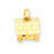 14k Gold 3-D Log Cabin Pendant, Pendants for Necklace