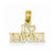 14k Gold I Heart Hawaii Pendant, Pendants for Necklace