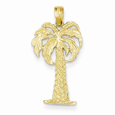 14k Gold Palm Tree pendant, Beautiful Pendants for Necklace