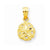 14k Gold Sand Dollar Pendant, Appealing Pendants for Necklace