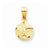 14k Gold Sand Dollar pendant, Charm