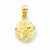 14k Gold Sand Dollar pendant, Adorable Pendants for Necklace