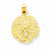 14k Gold Sand Dollar pendant, Exquisite Pendants for Necklace
