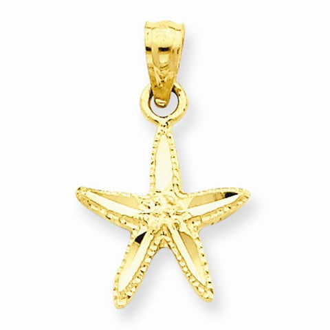 14k Gold Starfish pendant, Lovely Pendants for Necklace