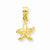 14k Gold Starfish pendant, Stylish Pendants for Necklace