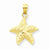 14k Gold Starfish pendant, Appealing Pendants for Necklace