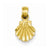 14k Gold Scallop Shell pendant, Beautiful Pendants for Necklace
